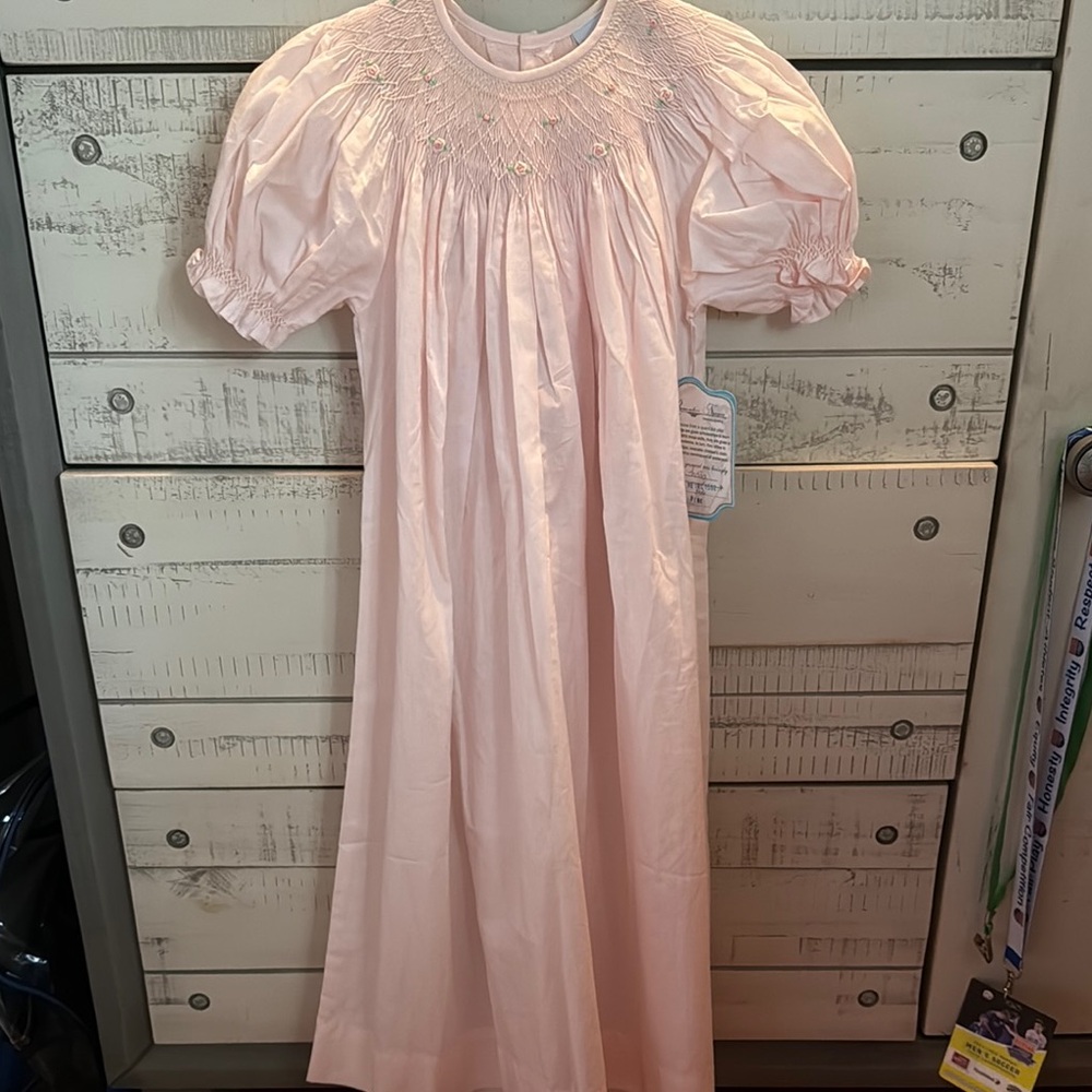 Pink Smocked Kids dress